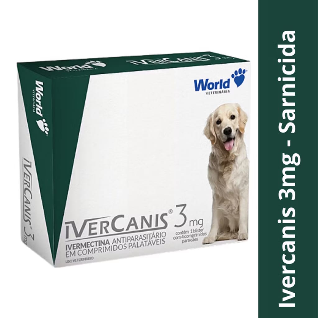 IverCanis Remédio contra Pulgas e carrapatos.