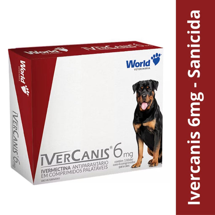 IverCanis Remédio contra Pulgas e carrapatos.